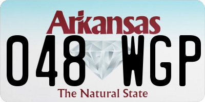 AR license plate 048WGP