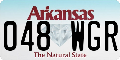 AR license plate 048WGR