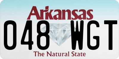 AR license plate 048WGT