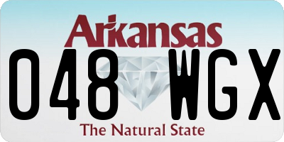 AR license plate 048WGX