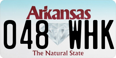 AR license plate 048WHK