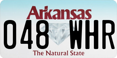 AR license plate 048WHR