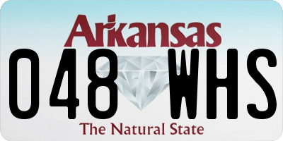 AR license plate 048WHS