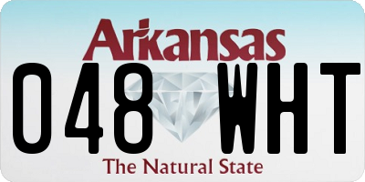 AR license plate 048WHT