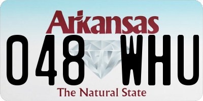 AR license plate 048WHU