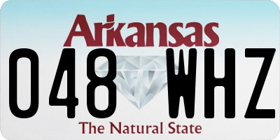AR license plate 048WHZ