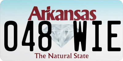 AR license plate 048WIE