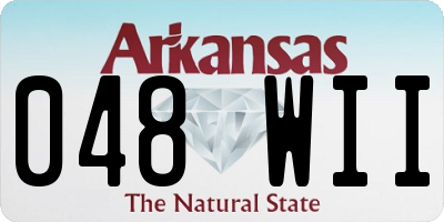 AR license plate 048WII