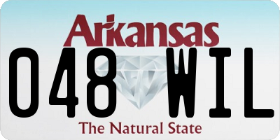 AR license plate 048WIL