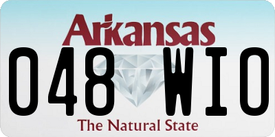 AR license plate 048WIO