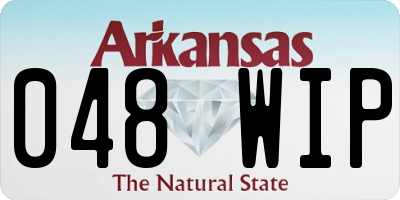 AR license plate 048WIP