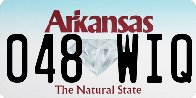 AR license plate 048WIQ