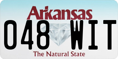 AR license plate 048WIT