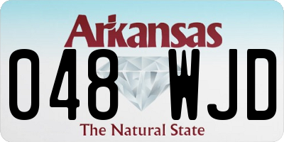 AR license plate 048WJD