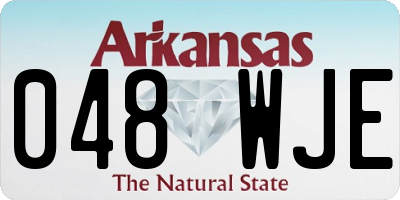 AR license plate 048WJE