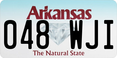 AR license plate 048WJI