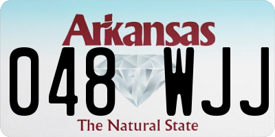 AR license plate 048WJJ