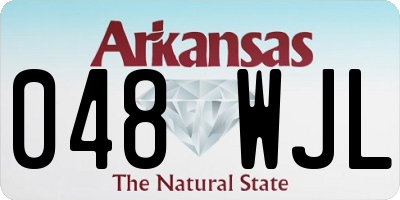 AR license plate 048WJL