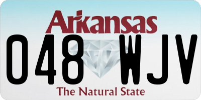 AR license plate 048WJV