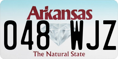 AR license plate 048WJZ