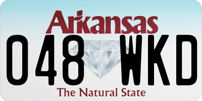 AR license plate 048WKD