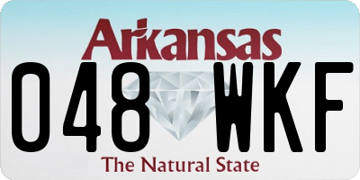 AR license plate 048WKF