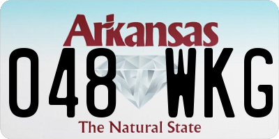 AR license plate 048WKG