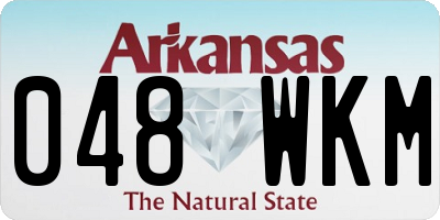 AR license plate 048WKM