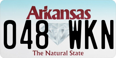 AR license plate 048WKN