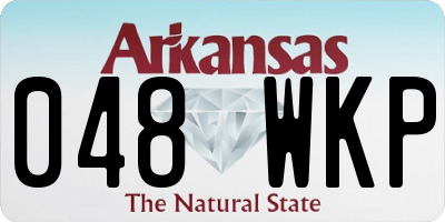 AR license plate 048WKP