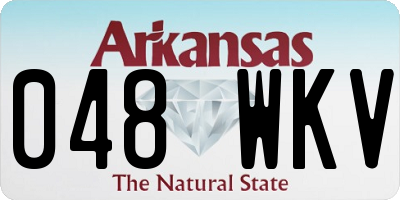 AR license plate 048WKV