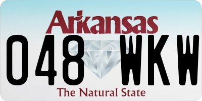 AR license plate 048WKW