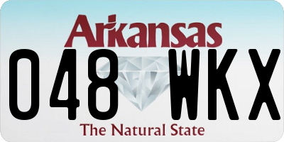 AR license plate 048WKX