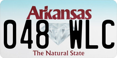 AR license plate 048WLC