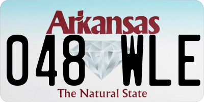 AR license plate 048WLE