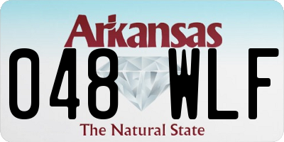 AR license plate 048WLF