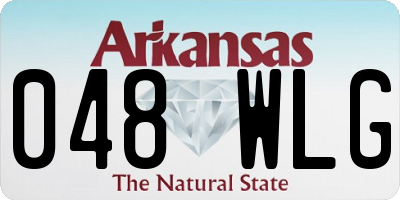 AR license plate 048WLG