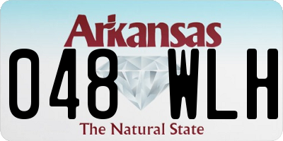 AR license plate 048WLH