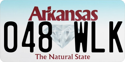 AR license plate 048WLK