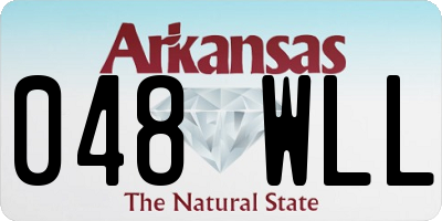 AR license plate 048WLL