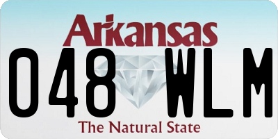 AR license plate 048WLM