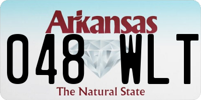 AR license plate 048WLT