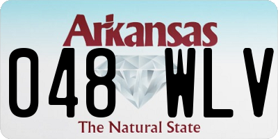 AR license plate 048WLV