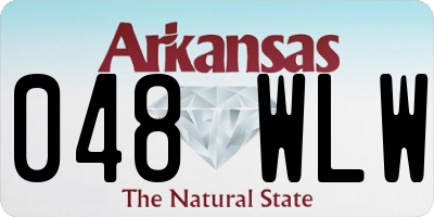 AR license plate 048WLW