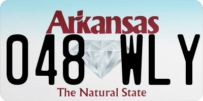 AR license plate 048WLY