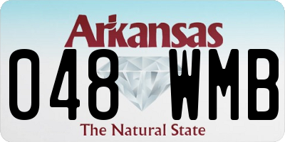 AR license plate 048WMB