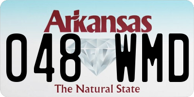AR license plate 048WMD