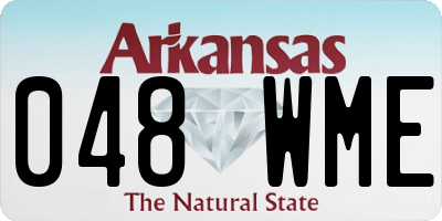 AR license plate 048WME