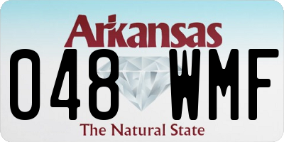 AR license plate 048WMF