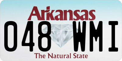 AR license plate 048WMI